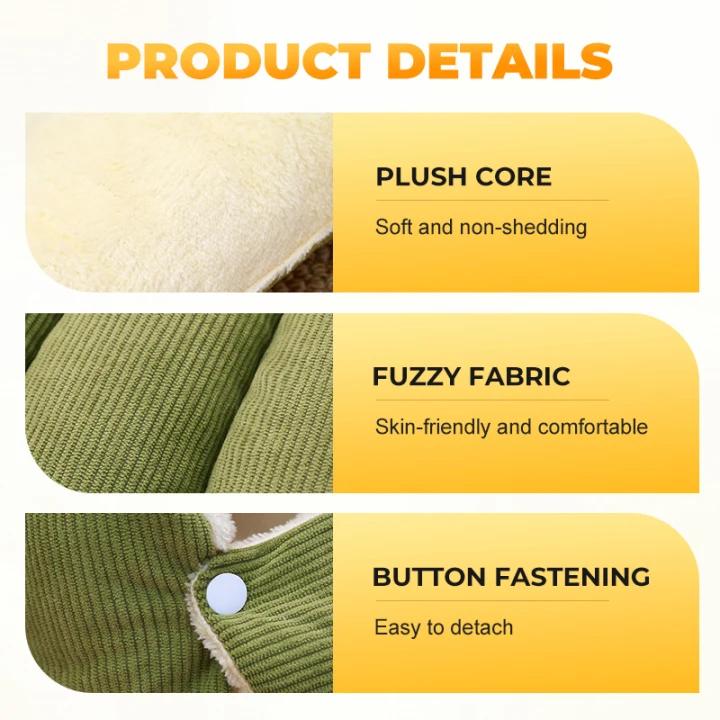 🔥Limited-time offer-Warmth Cozy Comfort Plush Pet Cave