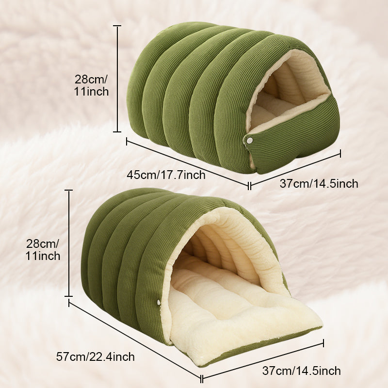 🔥Limited-time offer-Warmth Cozy Comfort Plush Pet Cave