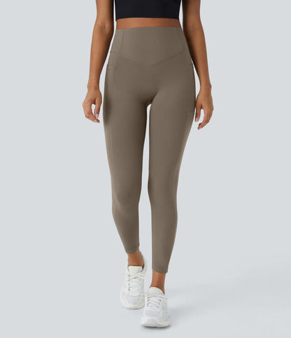 GlowLift Sculpted Leggings – Elegant Fit with Peach Effect