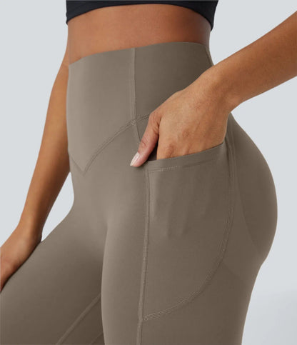 GlowLift Sculpted Leggings – Elegant Fit with Peach Effect