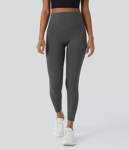 GlowLift Sculpted Leggings – Elegant Fit with Peach Effect