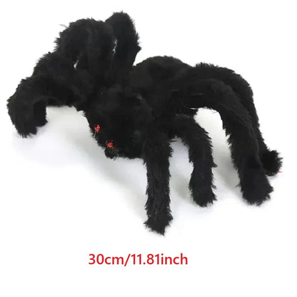 Giant Black Plush Spider Halloween