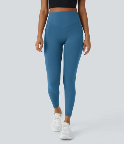 GlowLift Sculpted Leggings – Elegant Fit with Peach Effect