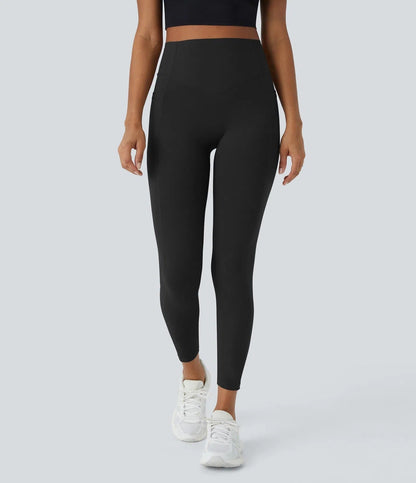 GlowLift Sculpted Leggings – Elegant Fit with Peach Effect