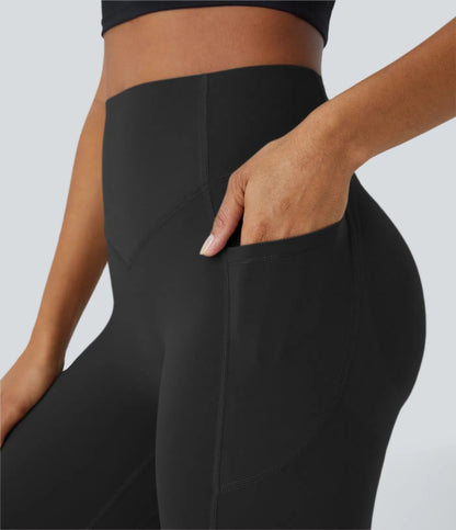 GlowLift Sculpted Leggings – Elegant Fit with Peach Effect