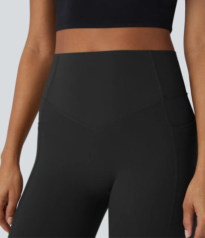 GlowLift Sculpted Leggings – Elegant Fit with Peach Effect