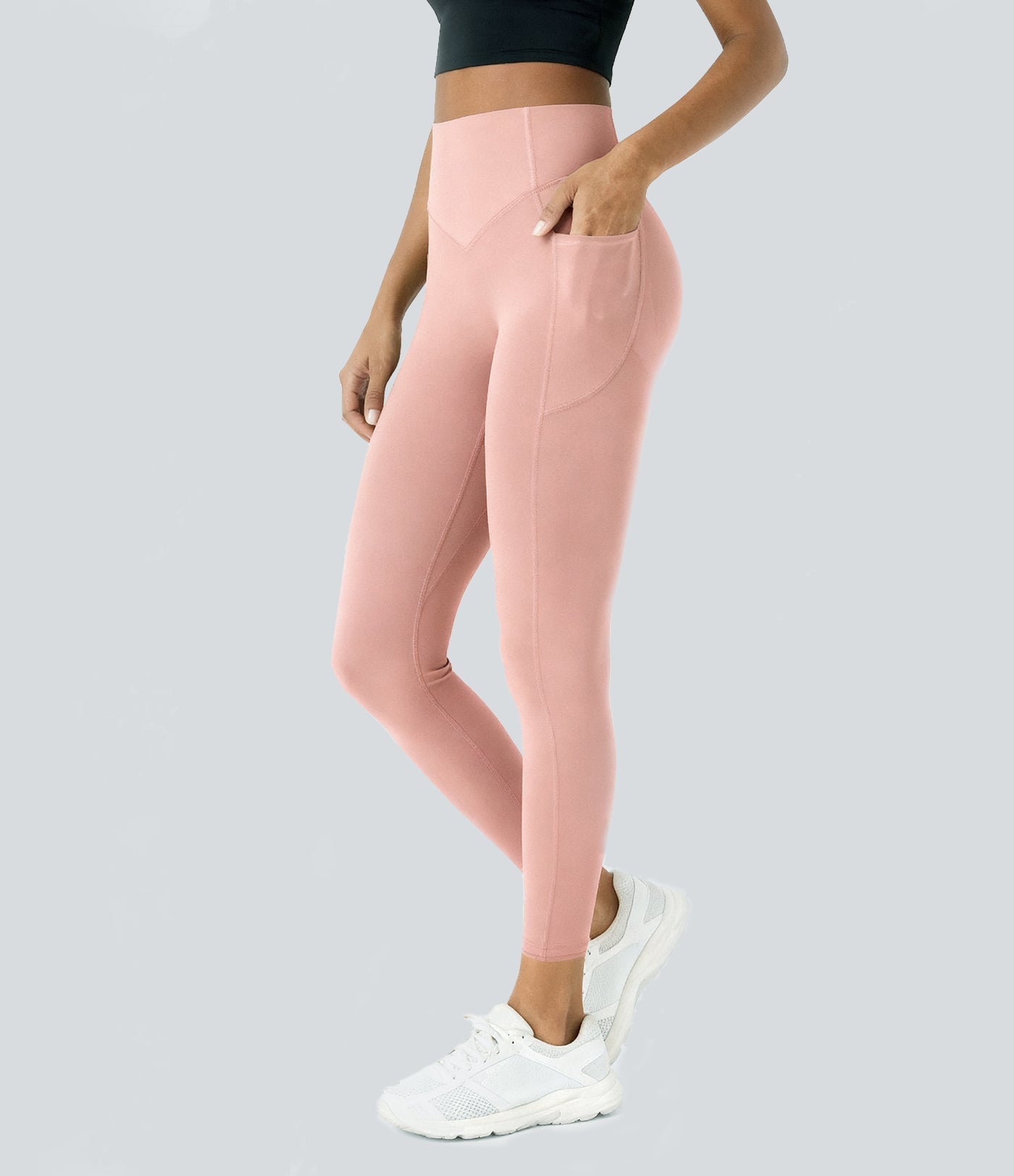 GlowLift Sculpted Leggings – Elegant Fit with Peach Effect